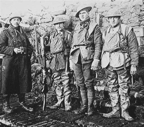 Machine Gun Corps First World War Soldiers Photos