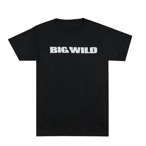 Branded T Shirt Black Big Wild Official Store
