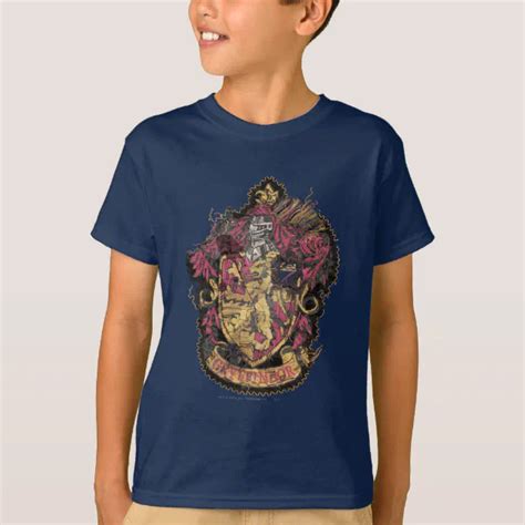 Harry Potter Gryffindor Crest Destroyed T Shirt Zazzle