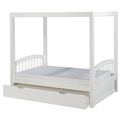 21 posts related to twin canopy bed frame. Camaflexi Twin Size Canopy Bed with Twin Trundle - Arch ...