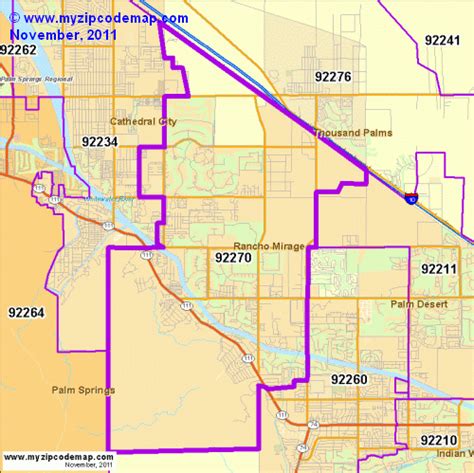Zip Code Map Of 92270 Demographic Profile Residential Housing