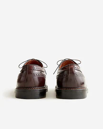 Jcrew Alden® For Jcrew Shell Cordovan Longwing Bluchers For Men