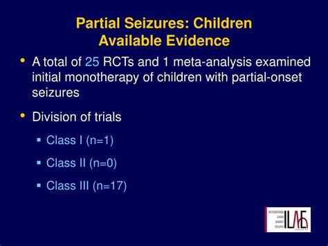 Ppt Evidence Based Guidelines For The Treatment Of Epileptic Seizures