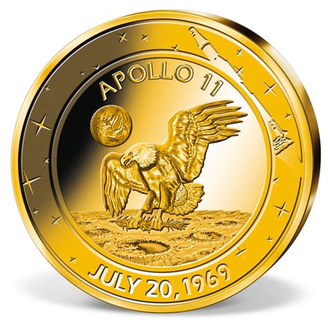 Apollo 11 50th Anniversary Commemorative Coin Archival Edition Gold