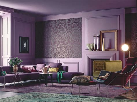 Purple 2021 Living Room Trends Purple Living Room Interior Design
