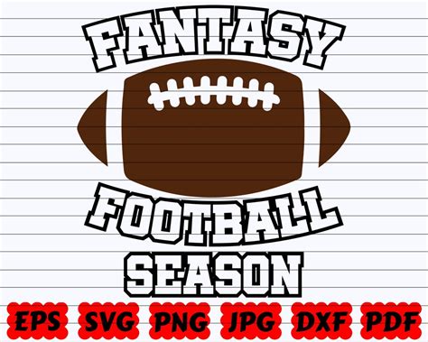 Fantasy Football Season SVG Fantasy Football SVG Football Etsy