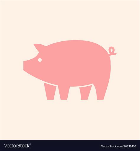 Pig Logo Royalty Free Vector Image Vectorstock
