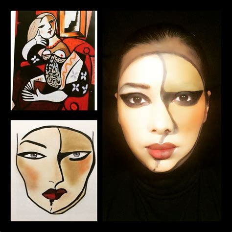 Picasso Inspired Makeup Pop Art Makeup Character Makeup Makeup