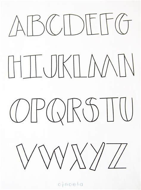 6 Abecedario De Letra Hand Lettering Alphabet Doodle Lettering