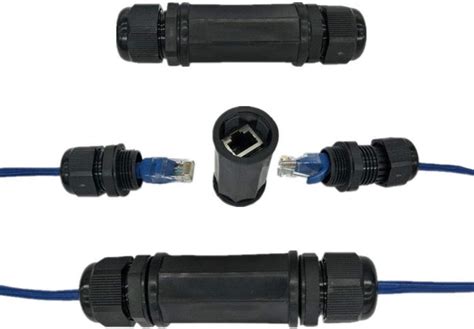 vizgiz 2 pack rj45 waterproof coupler cat6 cat5e cat5 female to female adapter