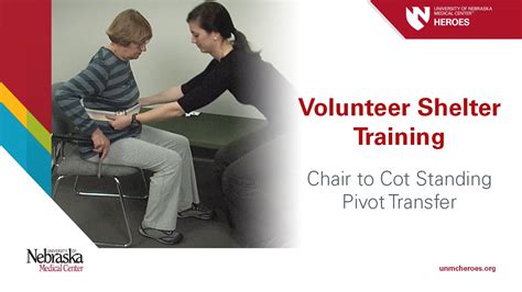 Volunteer Shelter Training Chair To Cot Standing Pivot Transfer Youtube