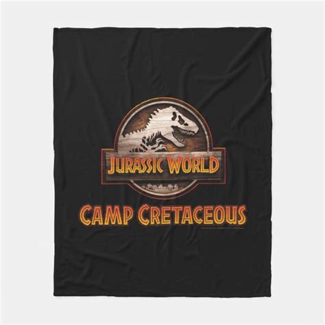 Jurassic World Camp Cretaceous Colour Logo Fleece Blanket