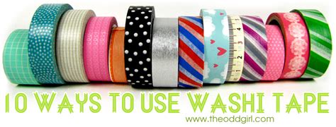 10 Ways To Use Washi Tape