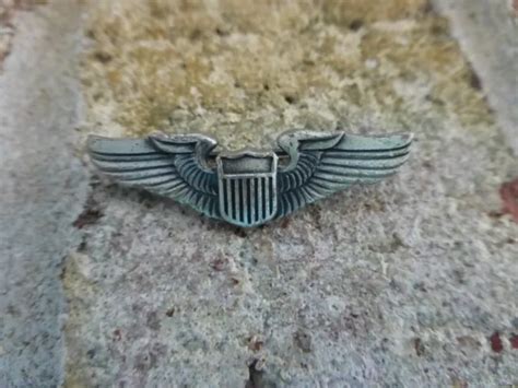 Vintage World War Ii Wwii Us Army Air Force Sterling Aviator Wings