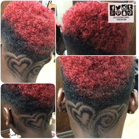 Burst fade haircut with design. 35 Burst Fade Haircuts For Men With Natural Hair