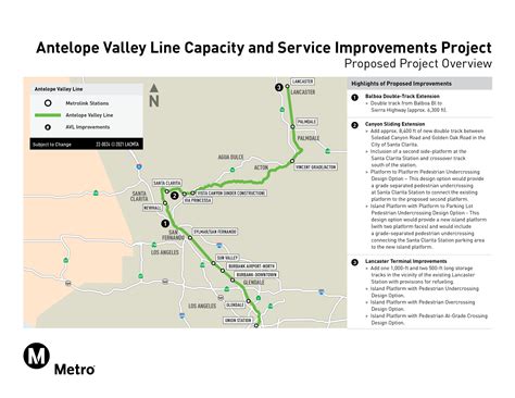 Antelope Valley Line Capacity and Service Improvements Program - LA Metro