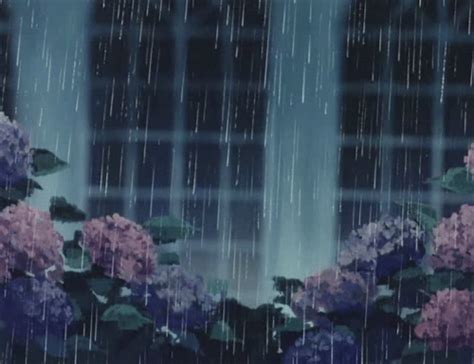 Anime Rain Gif Gif Images Download Riset