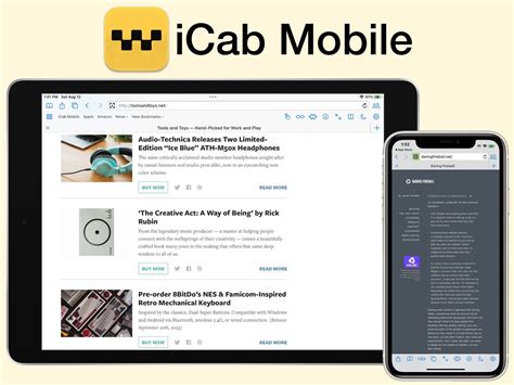 Icab Mobile Web Browser For Ios — Tools And Toys