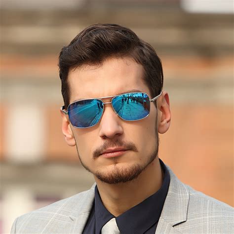 New Brand Sunglasses Rectangle Square Metal Frame Uv400 Protection