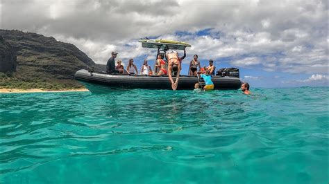 Captain Andy S Na Pali Coast Raft Day Expedition Kauai YouTube