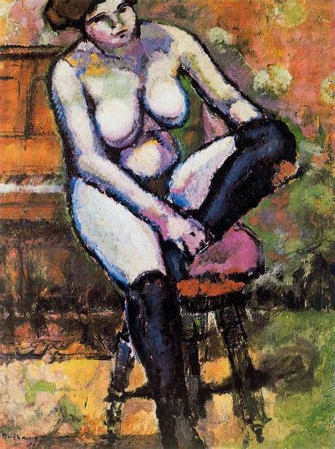 Artwork Replica Nude With Black Stockings 1910 By Marcel Duchamp