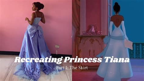 Making Princess Tiana S Best Dress Victorian Style Part 1 The Skirt And Bustle Youtube