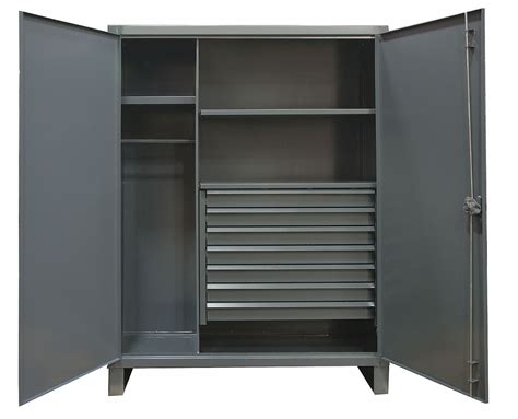 Durham Mfg Heavy Duty Storage Cabinet Gray 78 In H X 60 In W X 24 In