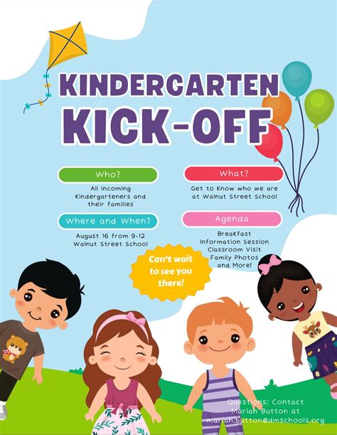 Kindergarten Kick Off Walnut Street School