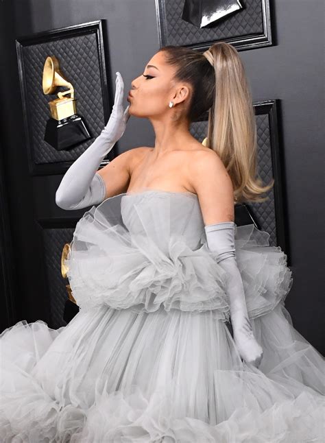See all of the celebrity looks from the grammys 2020 red carpet Ariana Grande's Grammys Dress Is the Right Amount of Extra | Glamour
