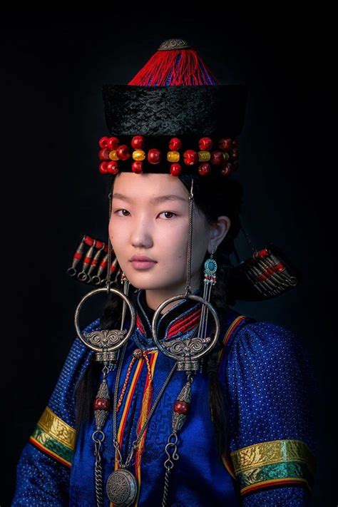 Buryat Traditional Outfits Indigenous Culture Women