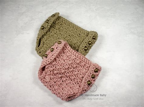 Crochet Pattern Baby Diaper Cover Baby Bloomers Side Button Etsy