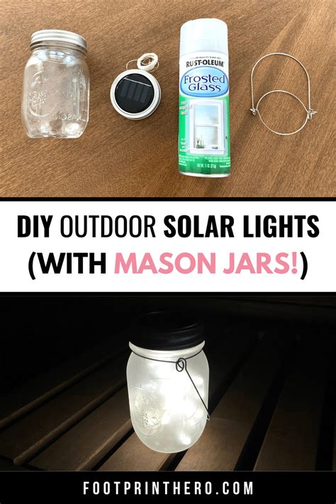 15 Min Diy Mason Jar Solar Lights Footprint Hero