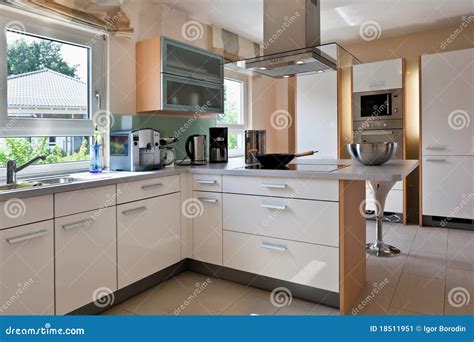 Interior Of Modern House Kitchen Stock Image Image Of Inside Indoors