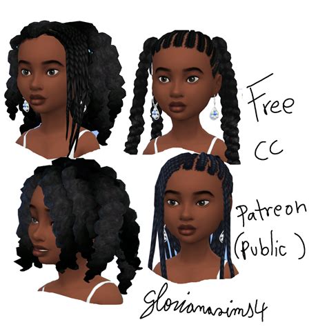Sims African American Hair Cc Hairstyles Ideas