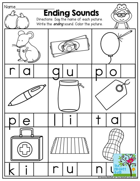 Ending Sounds And Tons Of Other Helpful Printables Kindergarten