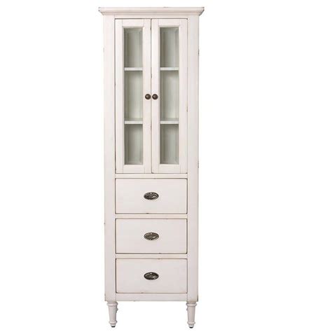 Make the most of your bathroom space with this tall linen cabinet! Home Decorators Collection Fallston 22 in. W x 68 in. H x ...