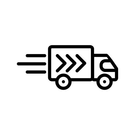 Delivery Truck Icon Vector Art Icons And Graphics For Free Download