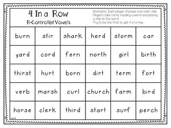 First Grade Phonics - Unit 8 Blends and r-Controlled Words | TpT