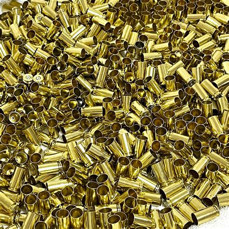 40 Smith And Wesson 40 Caliber Empty Brass Shells Cleaned Polished