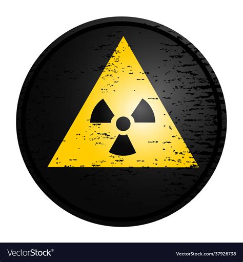 Radiation Symbol Royalty Free Vector Image Vectorstock