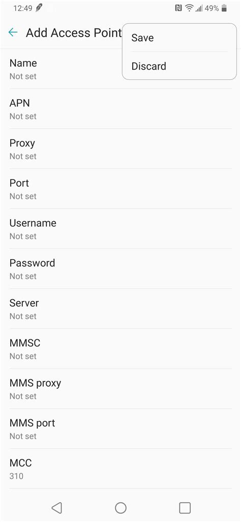 What Are The Apn Settings For T Mobile Android Central