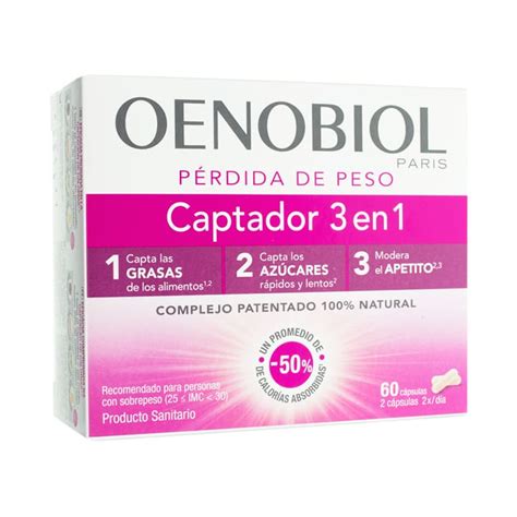 Oenobiol Captador 3 En 1 60 Cápsulas ¡mejor Precio Comprar