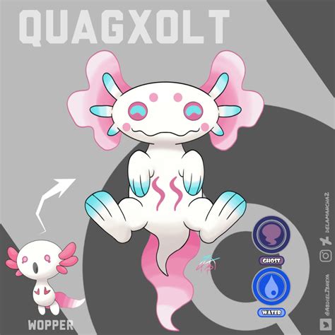 Quagxolt Wooper Regional Evolution By Delamancha2 On Deviantart Dragon Type Pokemon Pokemon