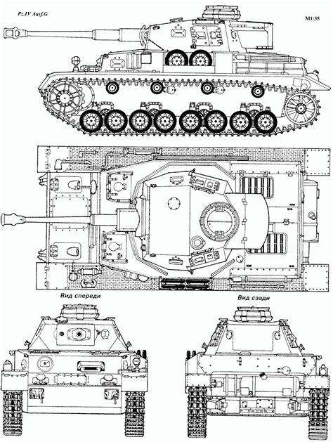 Panzer Iv Blueprint Download Free Blueprint For 3d Modeling