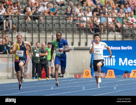 Berlin Germany 01st Sep 2019 Athletics 100 Meters Men Meeting