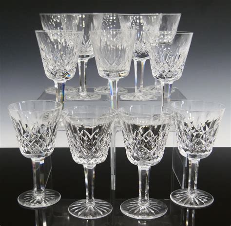 Waterford Set Of 12 Red Wine Glasses