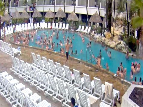 A Holiday Inn In Florida Is Livestreaming Its Massive Spring Break Pool
