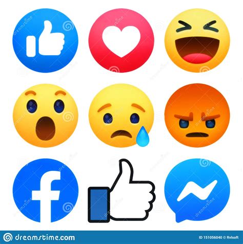 New Facebook Like Button 6 Empathetic Emoji Reactions With Messenger