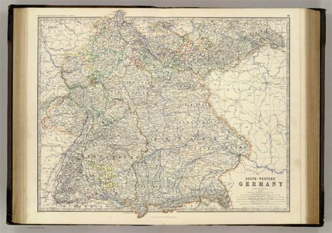 Germany Sw David Rumsey Historical Map Collection