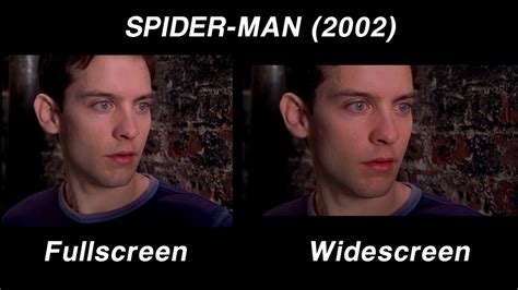 Spider Man 2002 Fullscreen Vs Widescreen Comparison Youtube